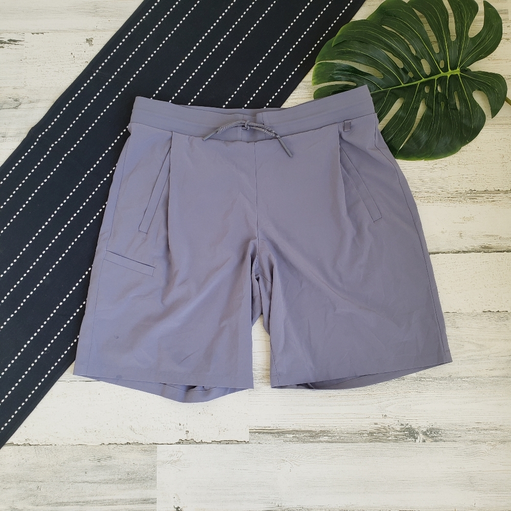 Athleta Purple Bermuda Shorts with Relaxed Fit